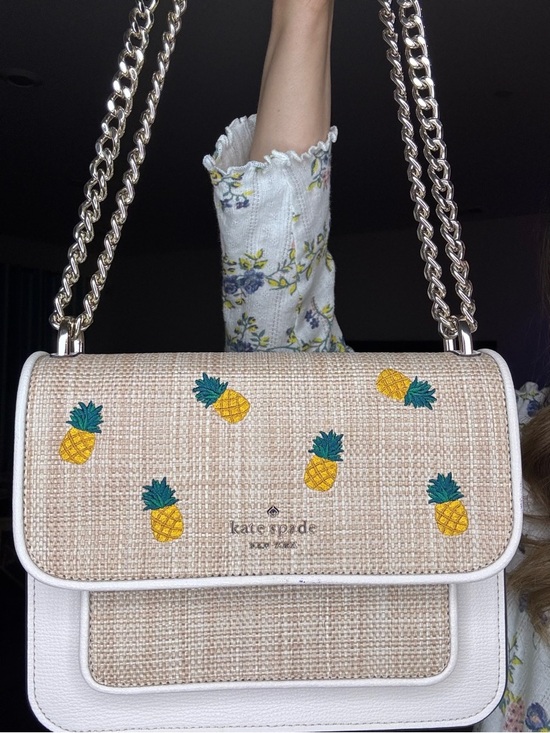 kate spade Handbags - Kate Spade Remi Pineapple Flap Chain Crossbody —Like New